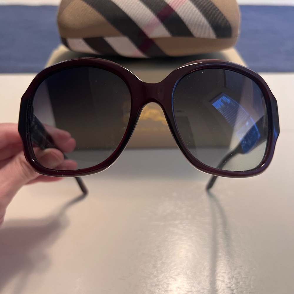Burberry Burgundy Sunglasses
